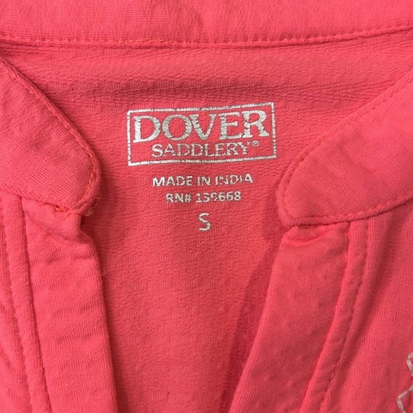 Dover Saddlery CoolBlast 100 Ladies Notch-V Long Sleeve Top Siesta/White Small - Picture 6 of 13